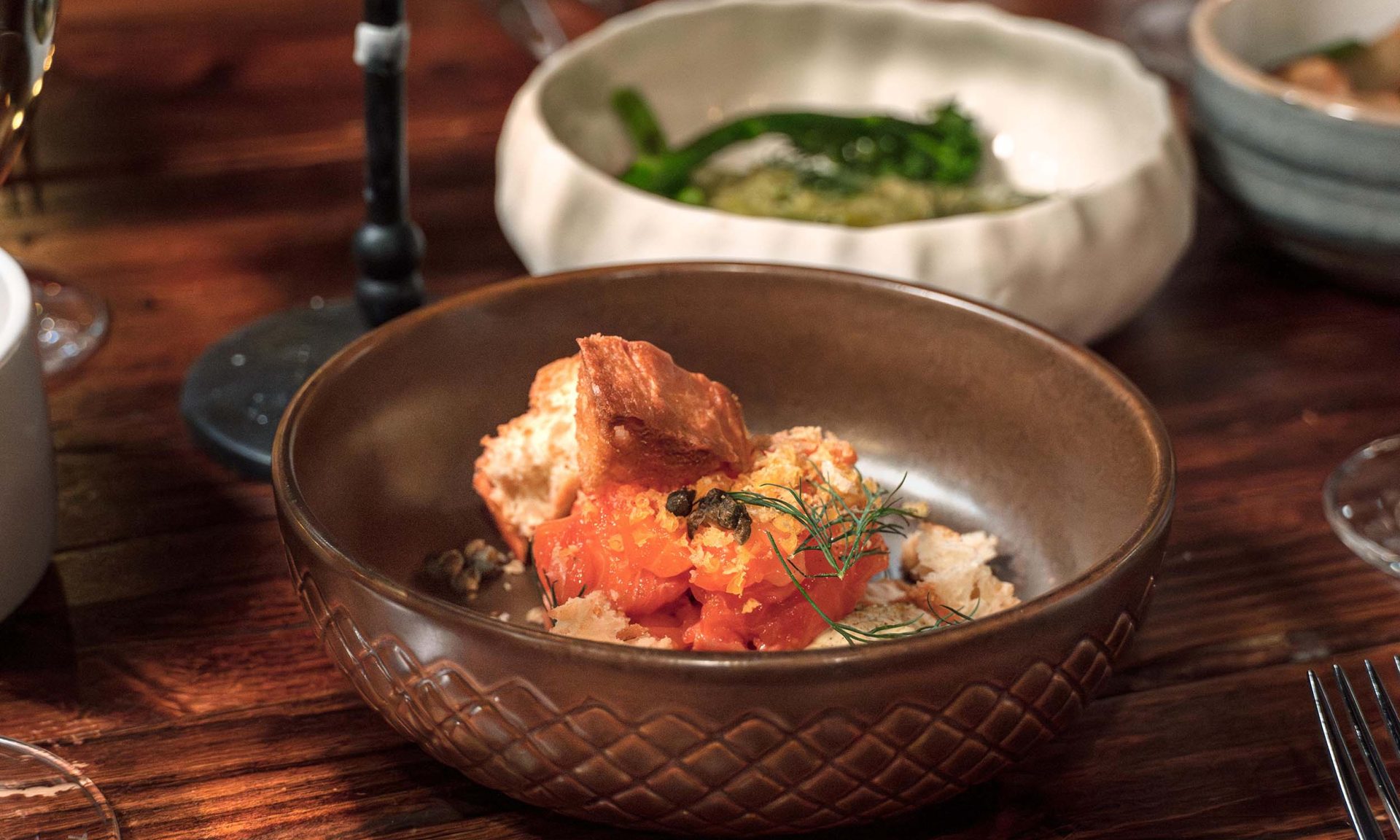 Lappilaisia maisteluannoksia Piparinan ravintolassa Joulupukin pajakylässä